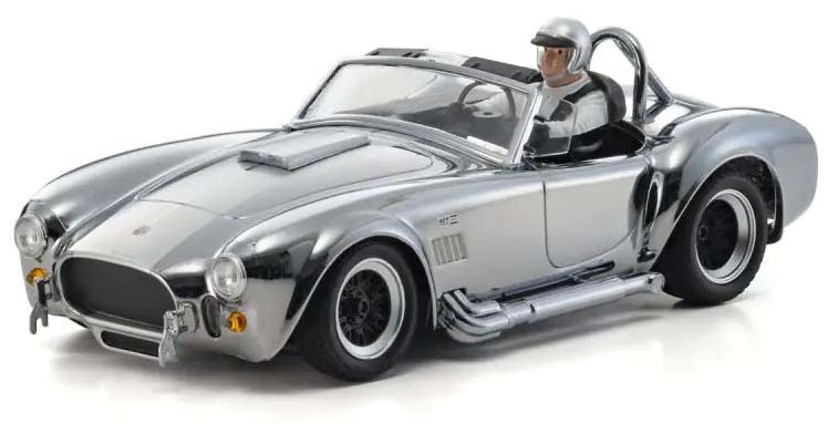 Kyosho Eerste Mini-Z RWD Shelby Cobra 427 S/C 1960 Chroom 66610C