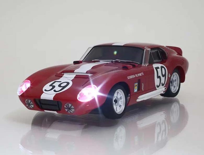 Kyosho Primo Mini-Z Shelby a trazione integrale Cobra Daytona No.59 Rosso 66611A