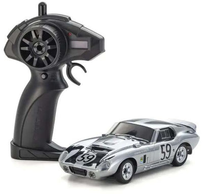 Kyosho Eerste Mini-Z RWD Shelby Cobra Daytona Nr.59 Chroom 66611C