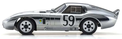 Kyosho Primeiro Mini-Z RWD Shelby Cobra Daytona n.º 59 cromado 66611C