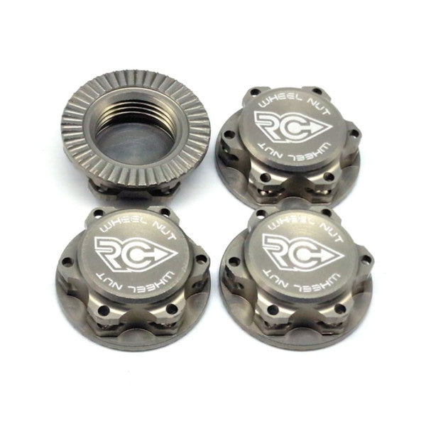 RC Project Wheel nuts 17mm Alu (x4) RCPJ-A033