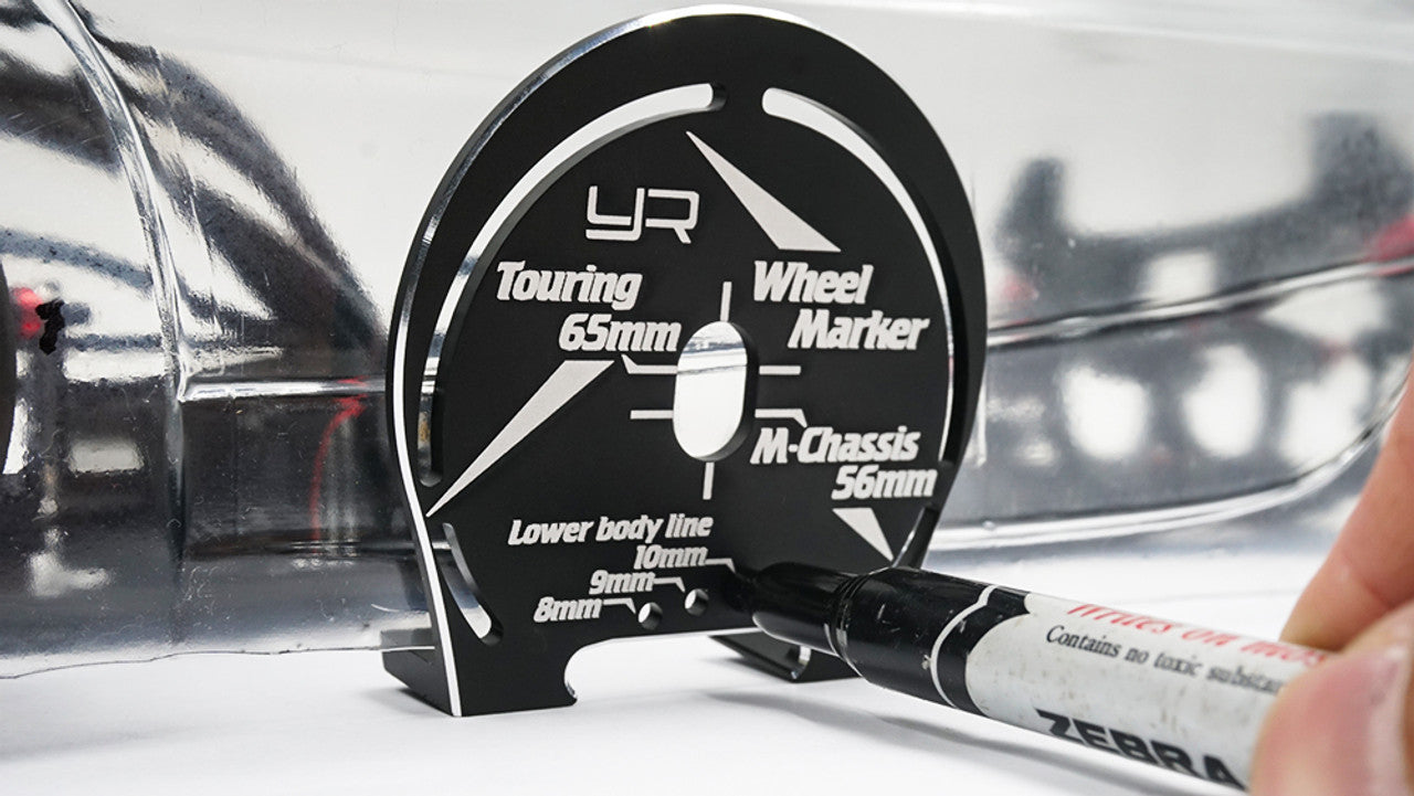 Yeah Racing Wheel arch marker Touring aluminum YT-0203BK