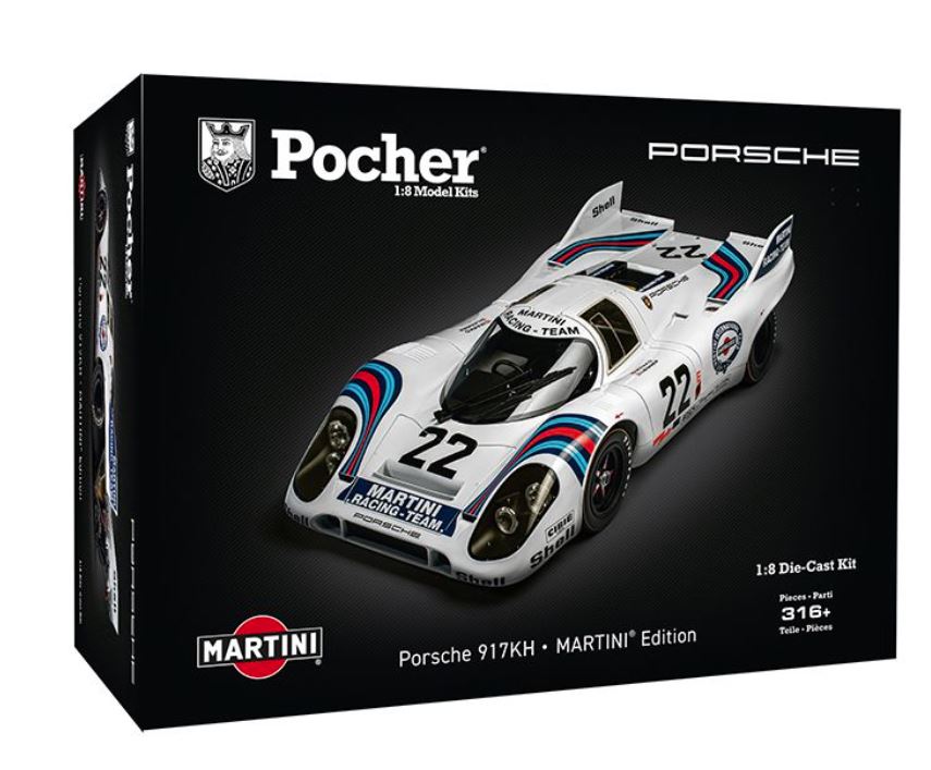 Pocher Diecast Porsche 917KH Martini Edizione HK122