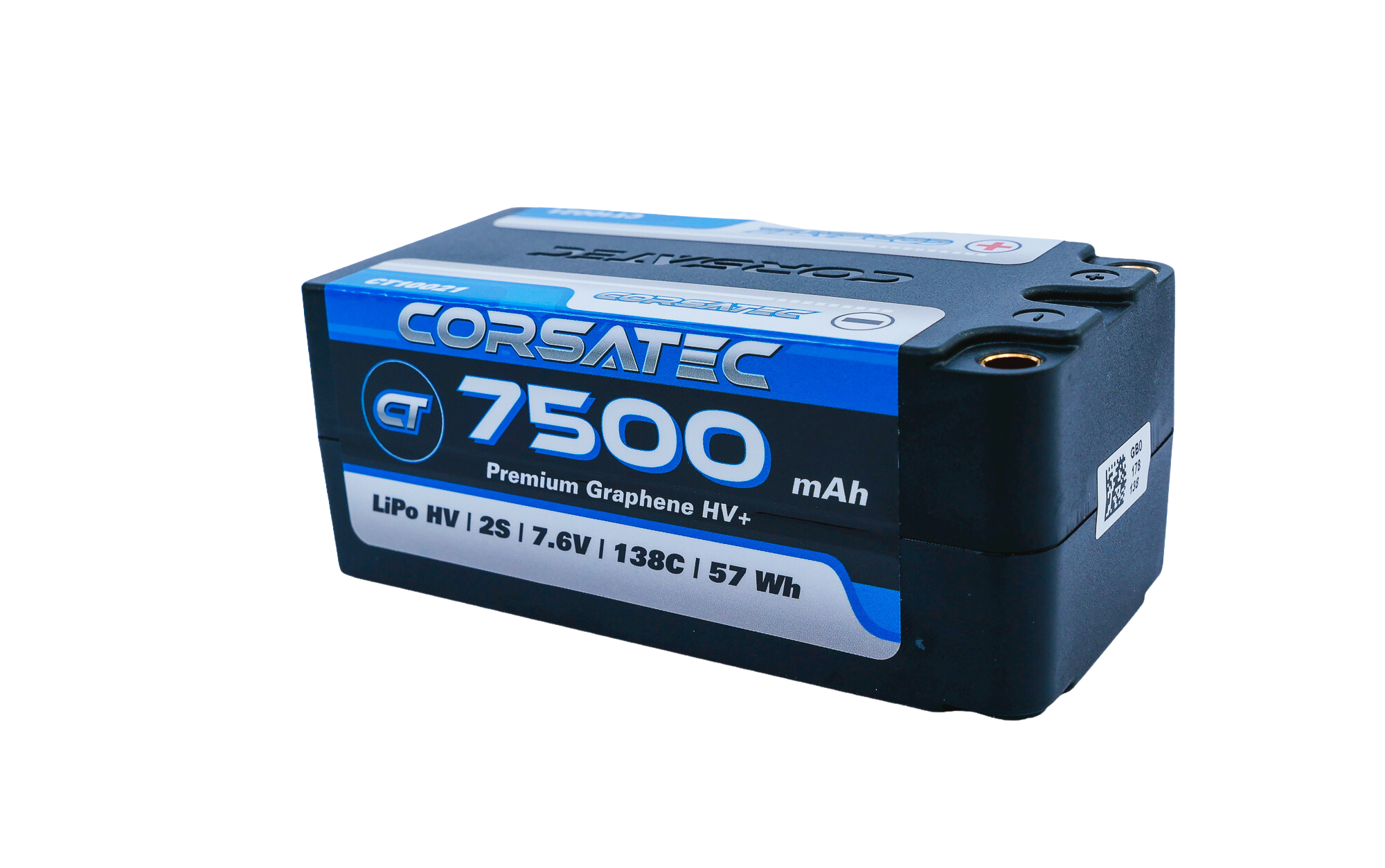 Corsatec Lipo 2s groot Shorty 7500mah Graphene HV+ CT10021