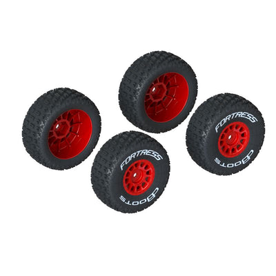 Arrma Rodas Red dBoots Fortress (x4) Mojave Grom ARA550116