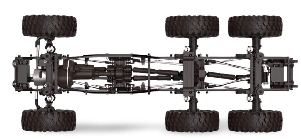 Cross-Rc kuorma NT6 harmaa 6x6 RTR