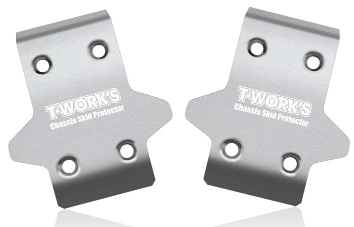 Zapatas protectoras delanteras de acero inoxidable T-Work (x2) D8 E8 TO-235-D8