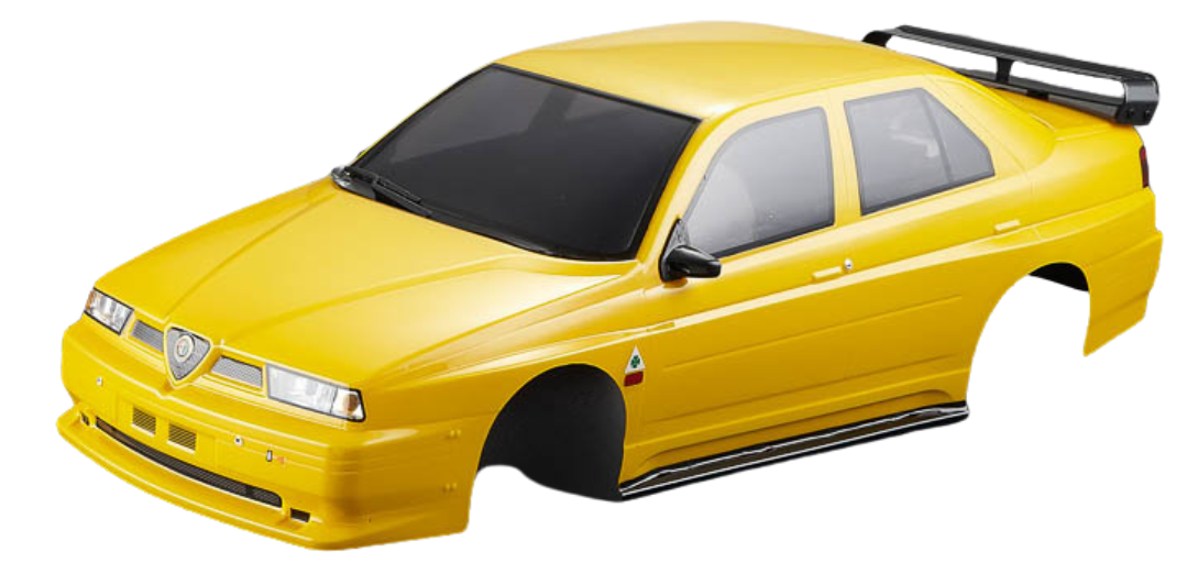 Killer Body Carrozzeria Alfa Romeo 155 GTA Giallo 195mm KB48474