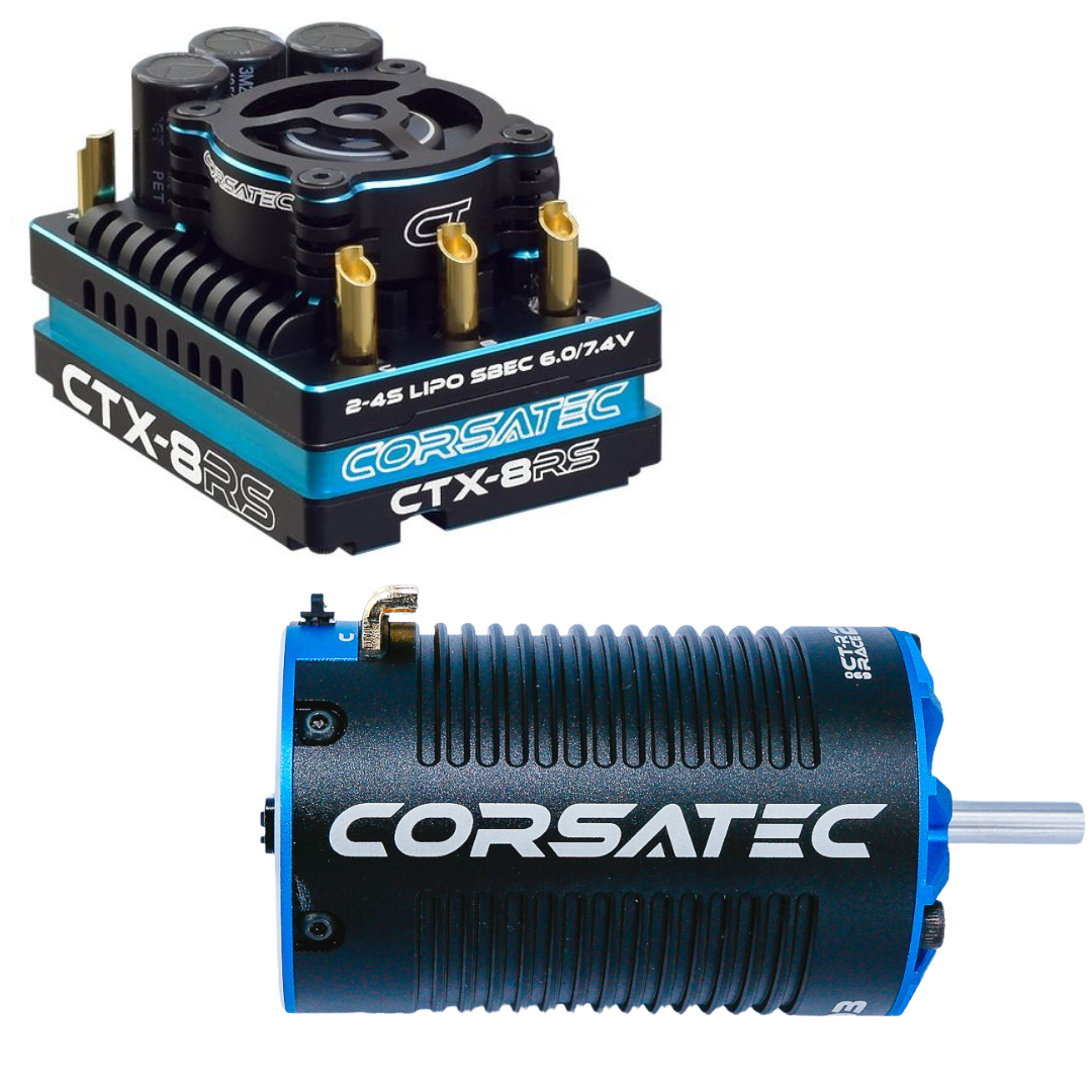 Corsatec Combo Variateur Carrera Pro 1/8 250A + Motor CT-R Carrera Pro 