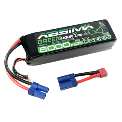 Absima 11.1V 6000mAh 50C Batería Lipo Dean EC5 4140022