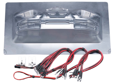 Yokomo Led-Kit + Halterungen für Nissan Fairlady Z RZ34 Pandem SD-RZ34L