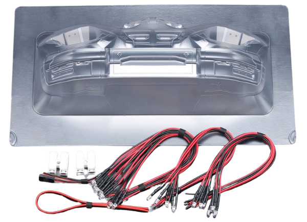 Yokomo Kit Led + Soportes para Nissan Fairlady Z RZ34 Pandem SD-RZ34L