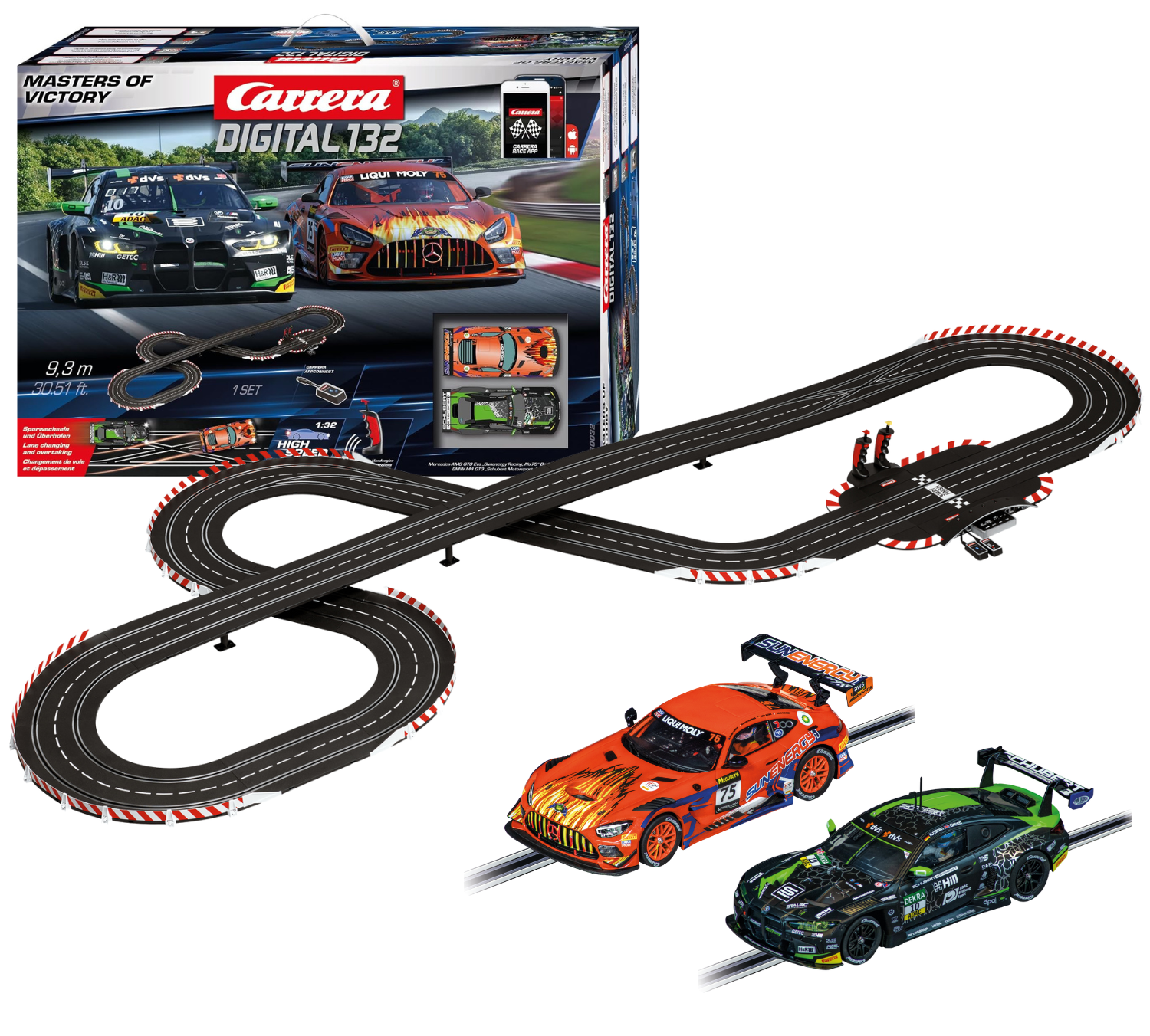 Carrera Digital 132 Circuit Master of Victory 30032