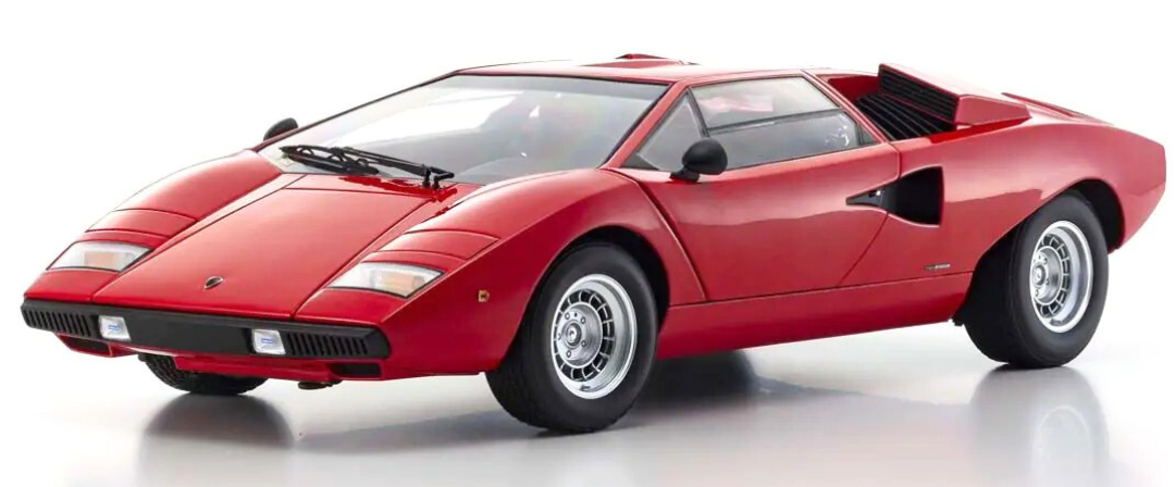 Kyosho Diecast Lamborghini Countach LP400 Rouge 1974 1/12 KS08611R