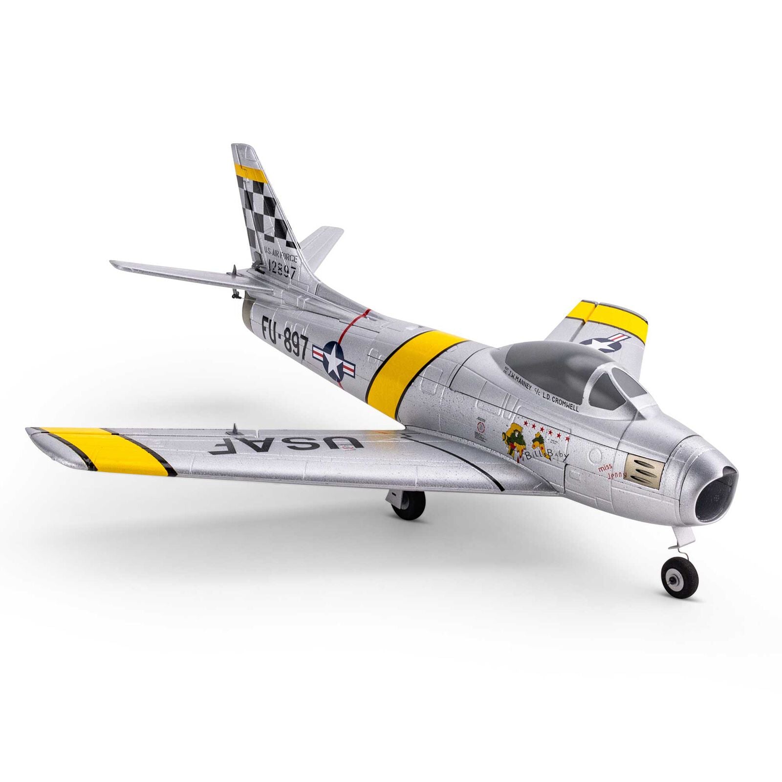 E-Flite UMX F-86 Sabre 30mm EDF Jet BNF Basic AS3X EFLU7050 EFLU7050