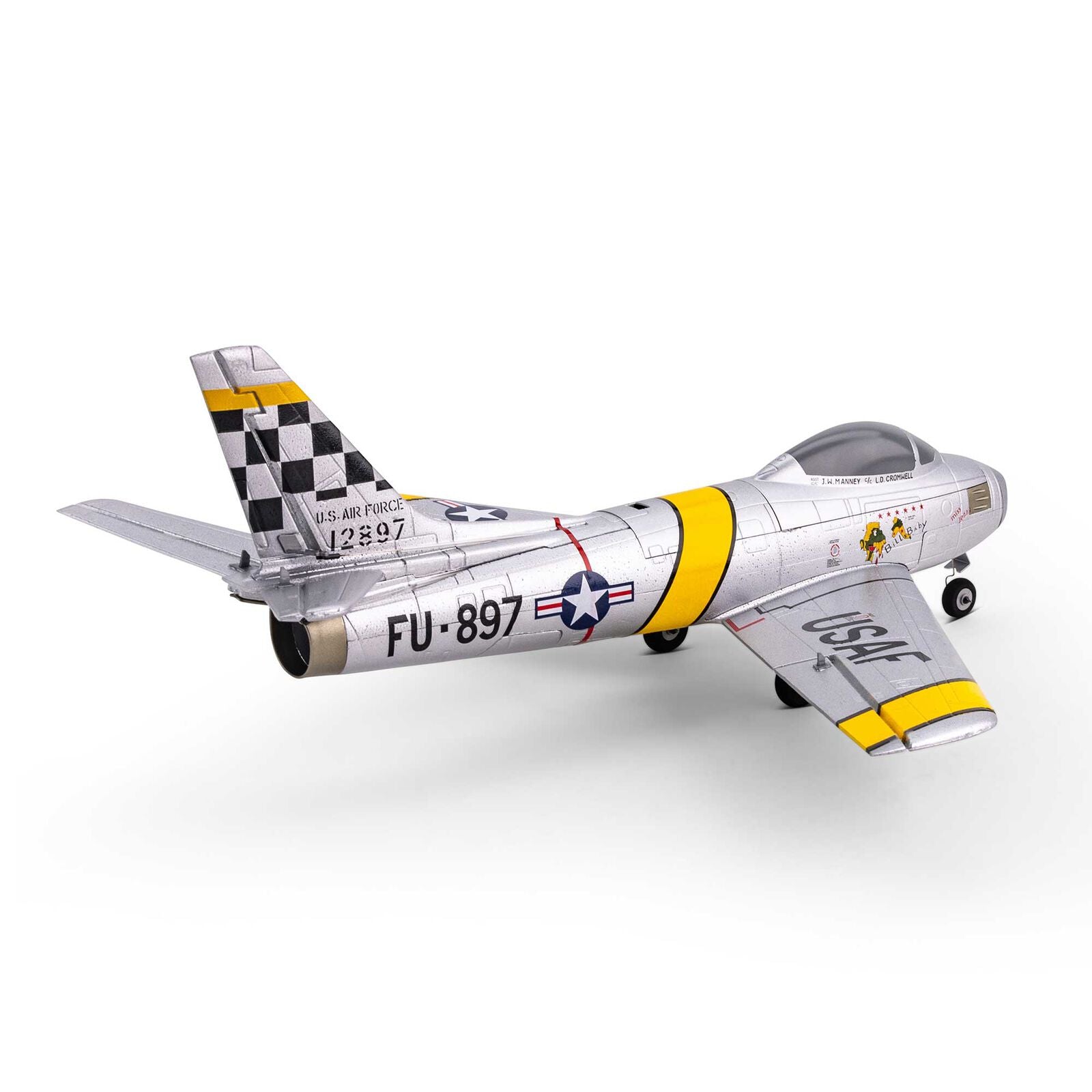 E-Flite UMX F-86 Saber 30mm EDF Jet BNF Basic AS3X EFLU7050