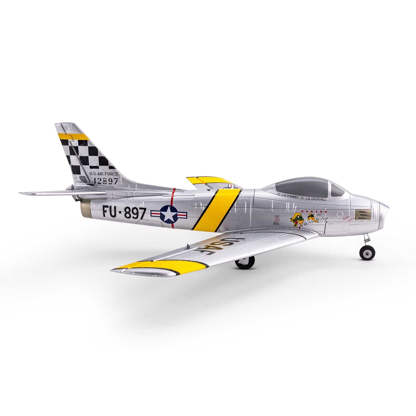 E-Flite UMX F-86 Sabre 30mm EDF Jet BNF Basic AS3X EFLU7050 EFLU7050