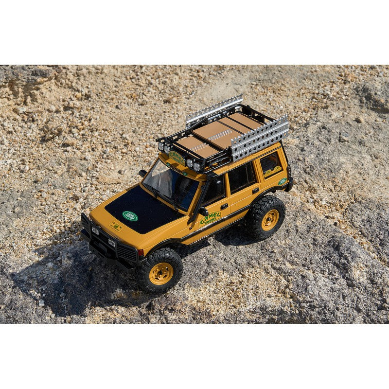 FMS Scale Land rover Discovery 1st gen Camel Trophy FCX24M 4WD 1/24 RTR FMS12483RTR-YL