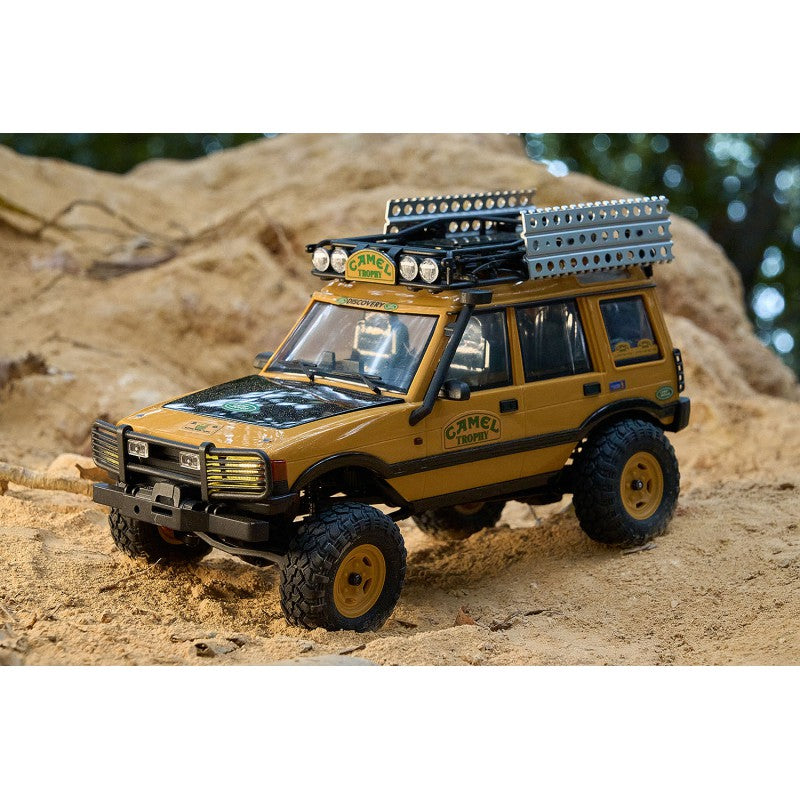 FMS Scale Land rover Discovery 1st gen Camel Trophy FCX24M 4WD 1/24 RTR FMS12483RTR-YL