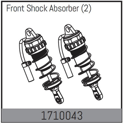 Absima Amortisseurs Avant Hydraulique (x2) 1/7 1710043