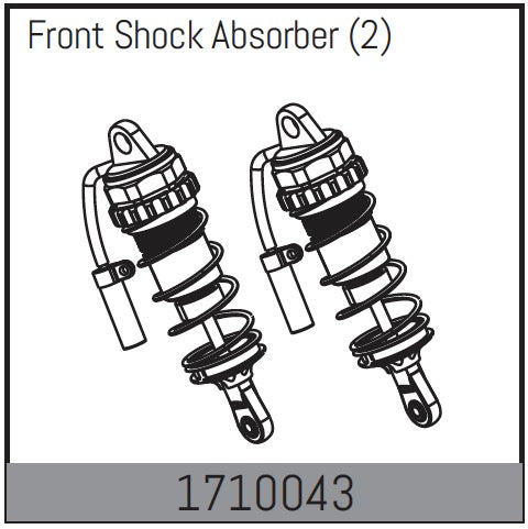 Absima Stoßdämpfer Vorne Hydraulisch (x2) 1/7 1710043