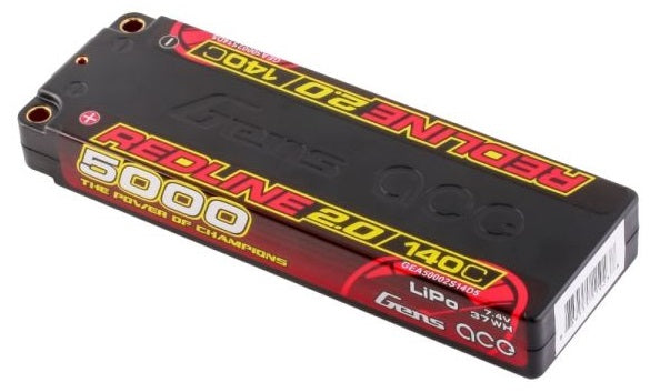 Gens Ace Redline 2.0 Hv Accu lipo LCG 7.6v 5000mah 140C 2S1P 2.0 Hv Accu lipo LCG 7.6v 5000mah 140C 2S1P