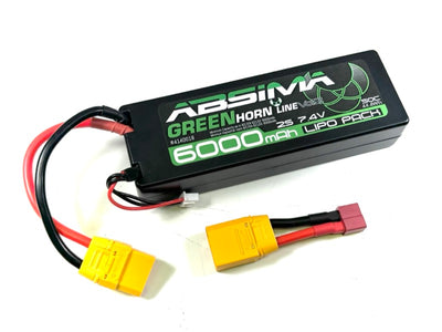 Absima Batterie Lipo 7.4V 6000mAh 50C Dean XT90 4140018