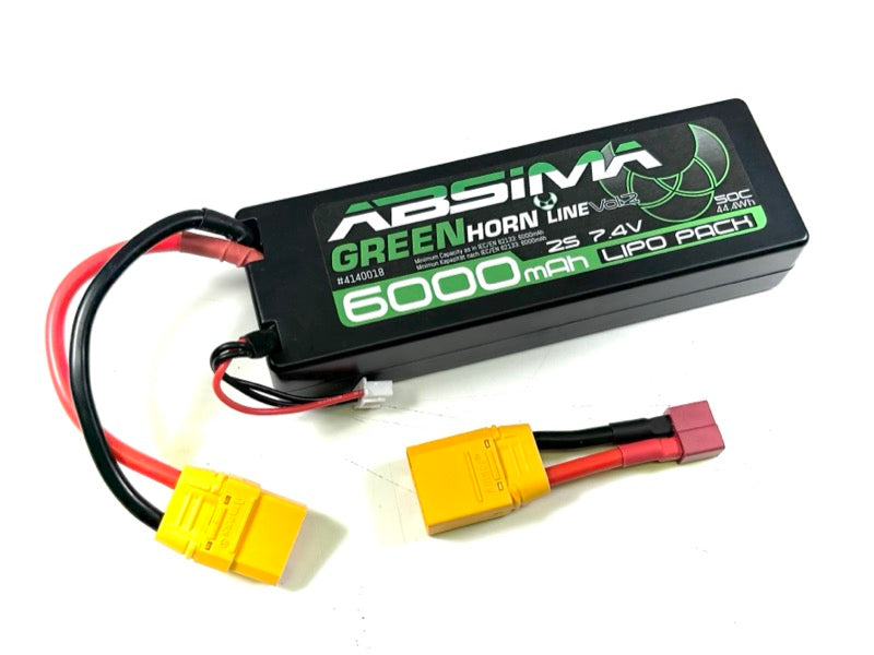 Absima Batteria lipo 7.4V 6000mAh 50C Dean XT90 4140018