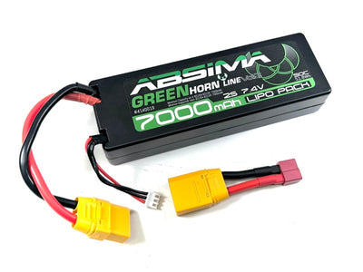 Absima 7.4V 7000mAh 50C Batteria Lipo Dean XT90 4140019