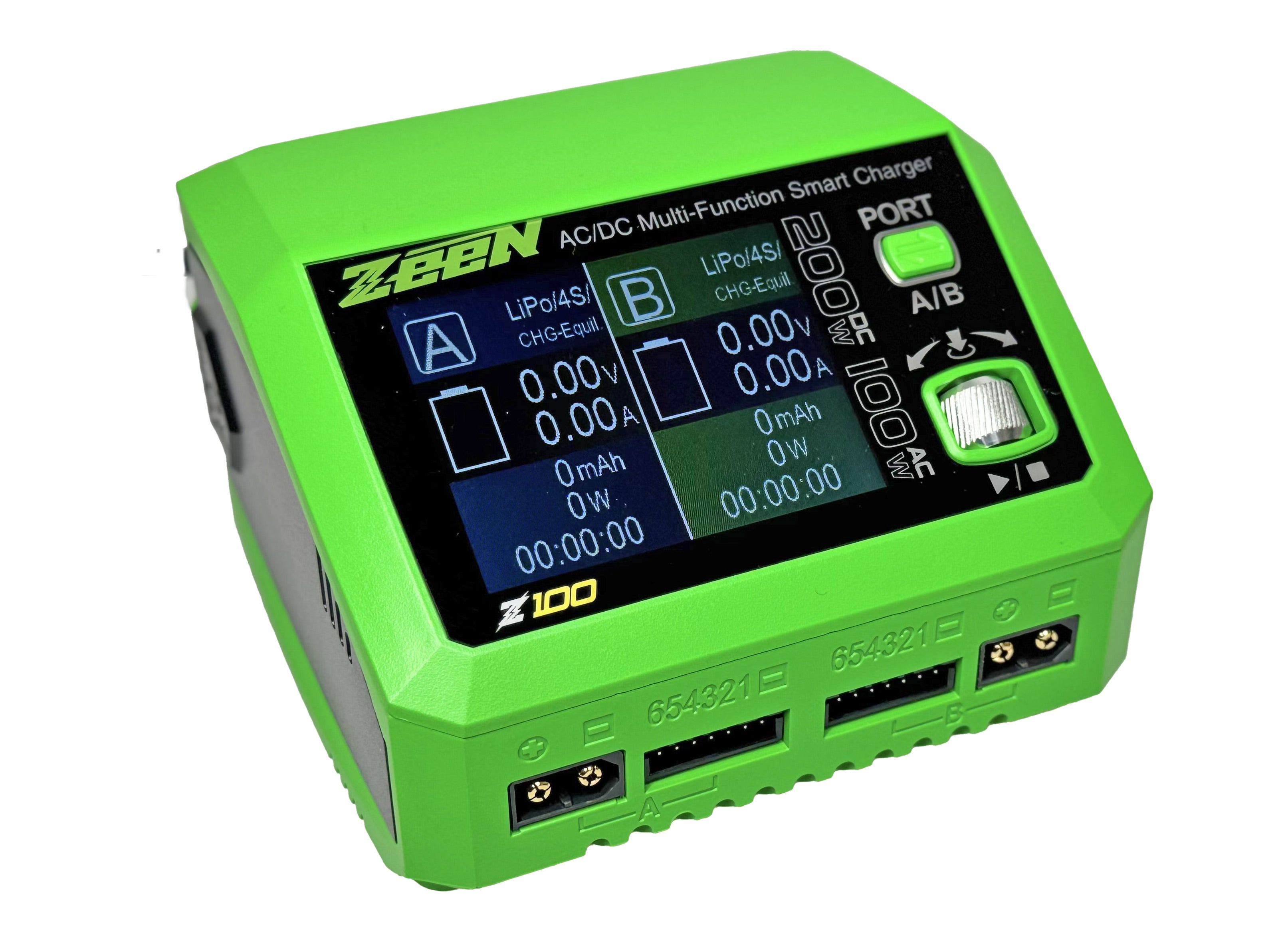 Zeen Carregador Z100 Duo 1-6S 100W AC/DC