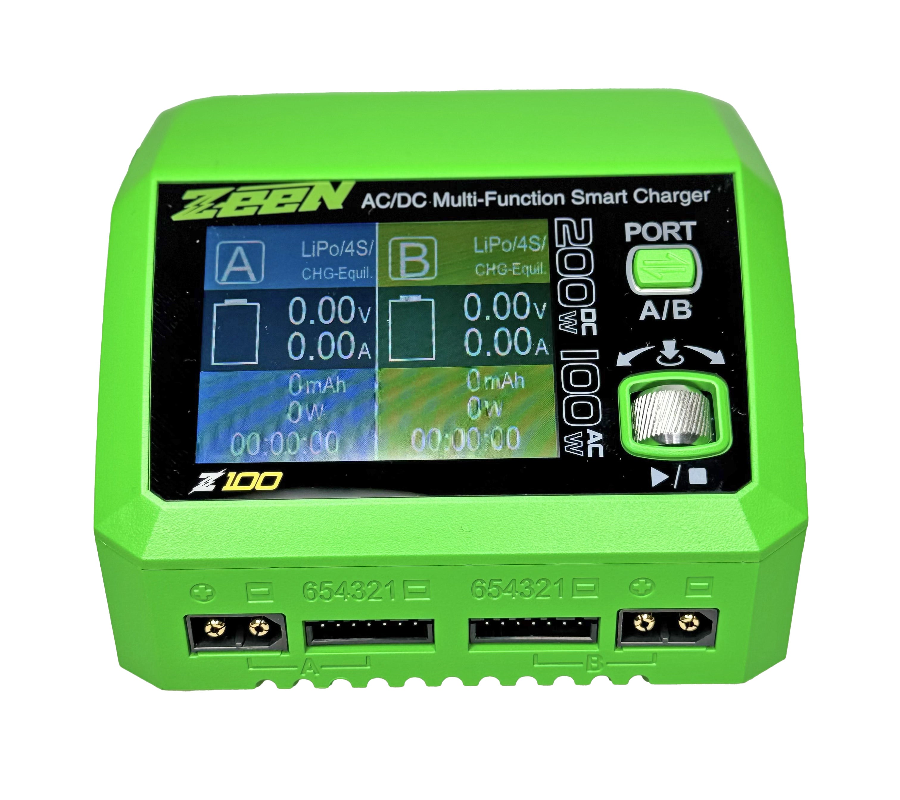 Zeen Carregador Z100 Duo 1-6S 100W AC/DC