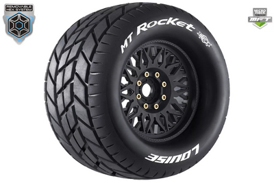 Louise RC Tires 1/8 MFT Mt-Rocket + 3.8 LR-T3320X rims