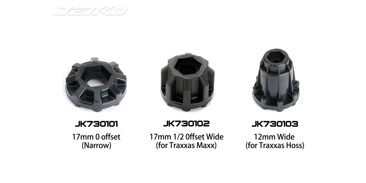 Jetko Pneus EX de baixo perfil Super Sonic + Jantes pretas 3.8 de 17 mm (x2) Maxx JK1604CB