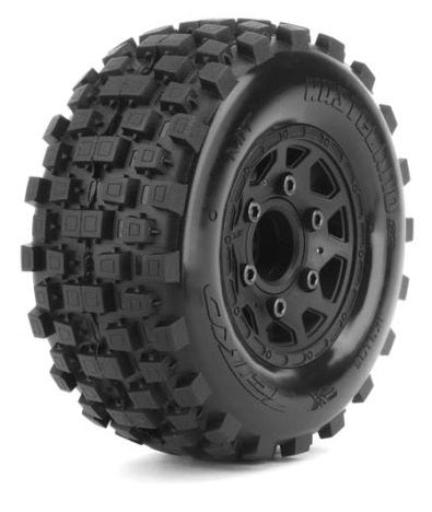 Jetko EX Toilés SC Westland tires + Black Hex.12,14,17mm rims (x2) JK3105CB