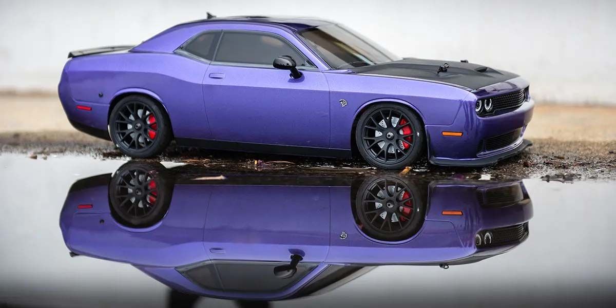 Kyosho Fazer MK2 Readyset Dodge Challenger SRT 2015 Purple RTR 34415T1C