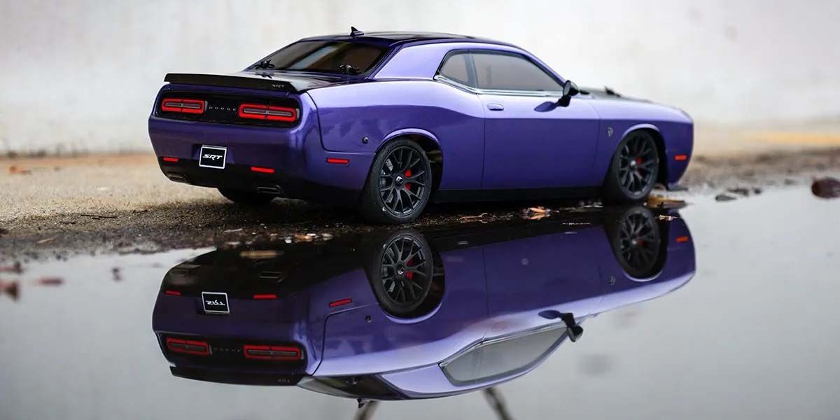 Kyosho Fazer MK2 Readyset Dodge Challenger SRT 2015 Viola RTR 34415T1C