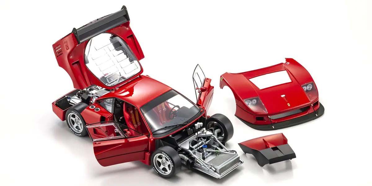 Kyosho Diecast Ferrari F40 Competizione 1989 1/12 KS08602CR