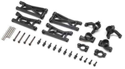 LOSI Kit Triángulos + Espoletas + Soportes de Espoletas + Ejes (14 Piezas + Tornillos) Micro-B LOS-1768