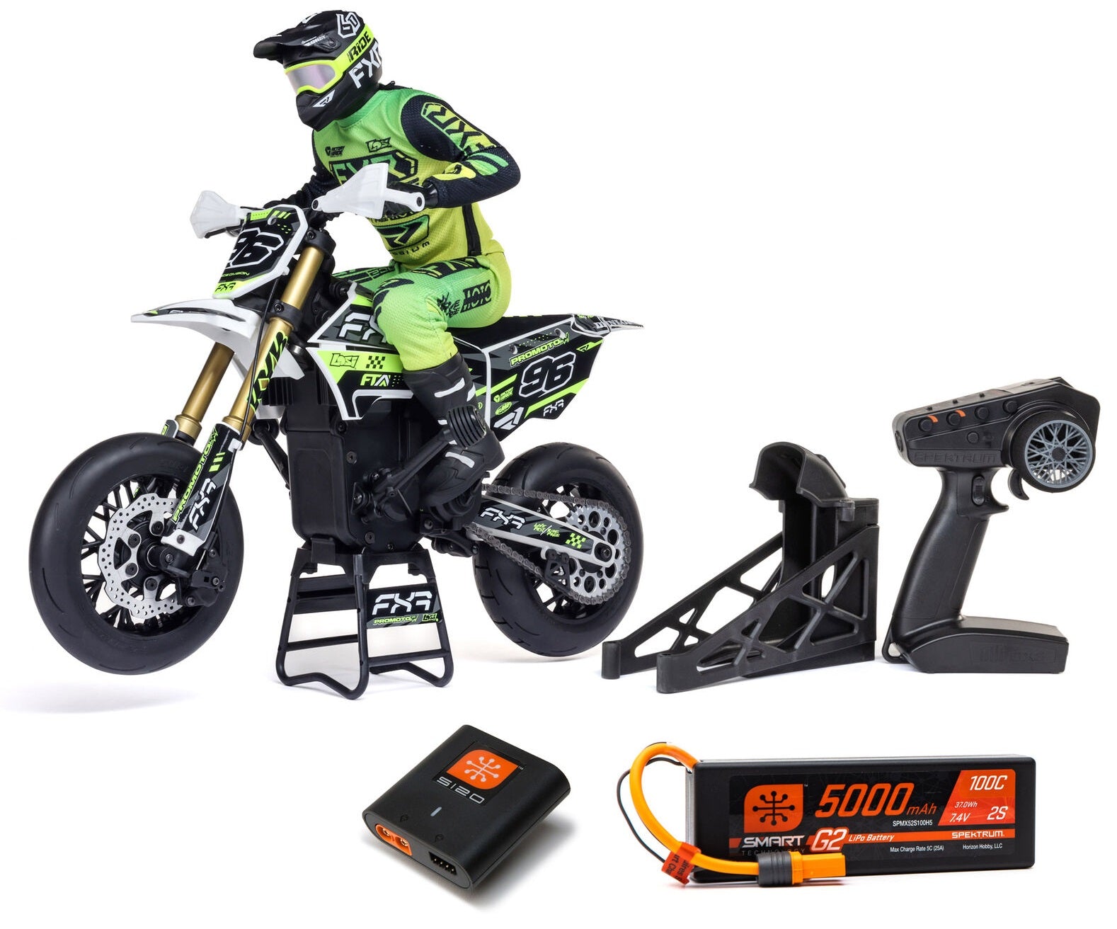 Losi Moto Promoto-SM FXR Supermoto RTR 1/4 + Akku und Ladegerät LOS-2310