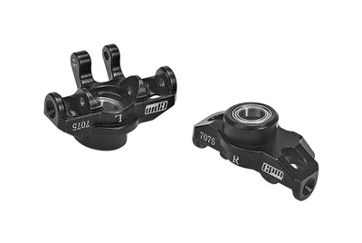 GPM Front spindle Alu 7075 Black (x2) MGG021-BK