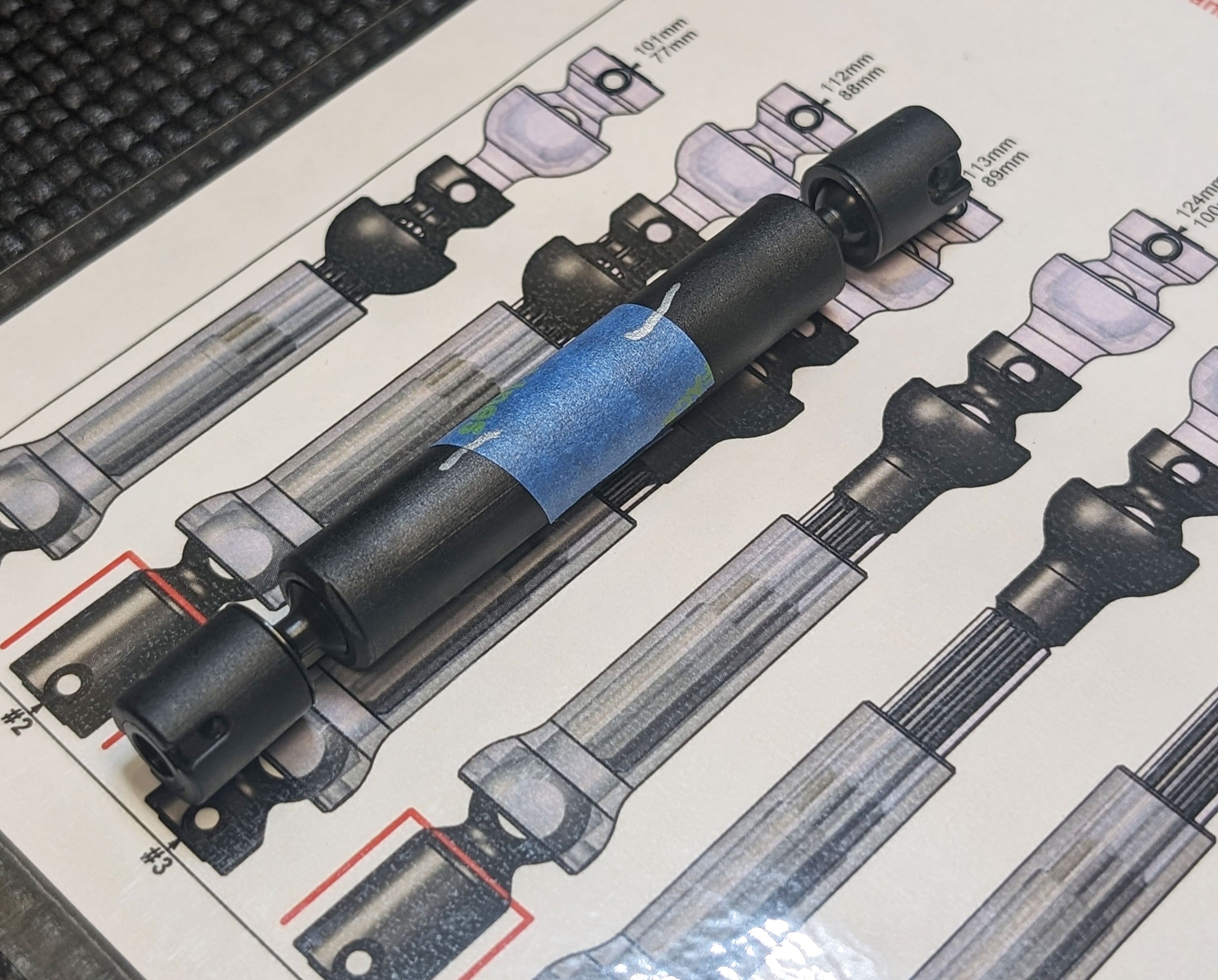 MIP Custom Steel X-Duty CVD central shaft