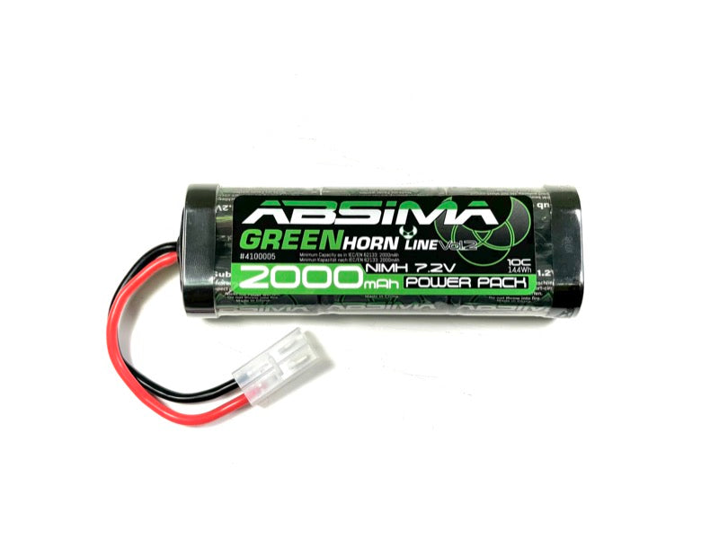 Absima Combo Caricatore Nimh NC-1 + batteria Nimh 7,2V 2000mAh 4200010