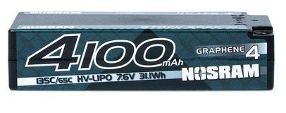 Nosram Accu Lipo Shorty LCG HV Graphene 4 7.6V 4100mAh 135C