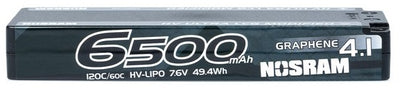 Nosram Accu Lipo Ultra LCG HV Grafeen 4.1 7.6V 6500mAh 120C