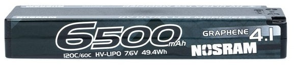 Nosram Accu Lipo Ultra LCG HV Grafeeni 4.1 7.6V 6500mAh 120C