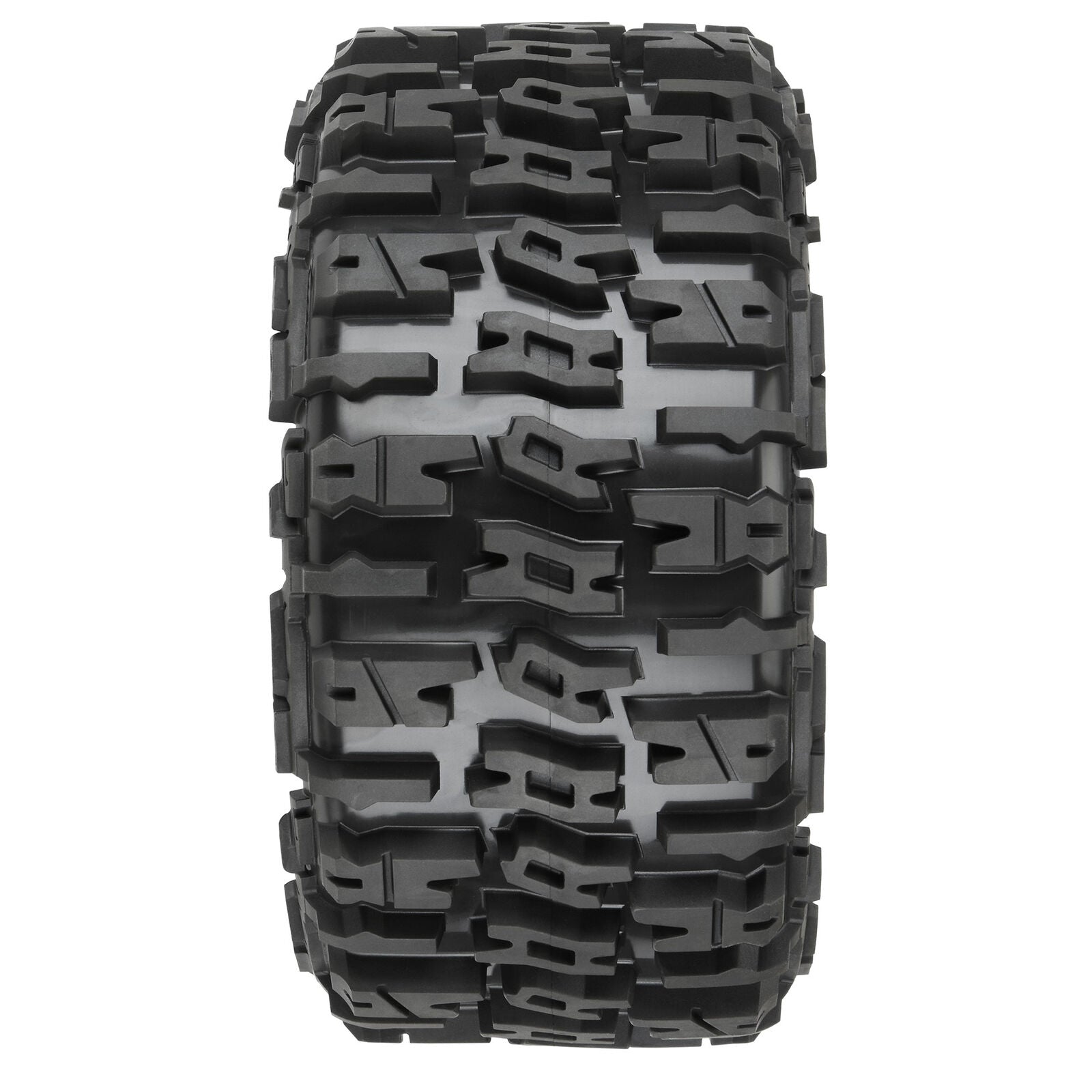 Proline Trencher 5.7 tires + Raid 24mm black rims (x2) 10240-10