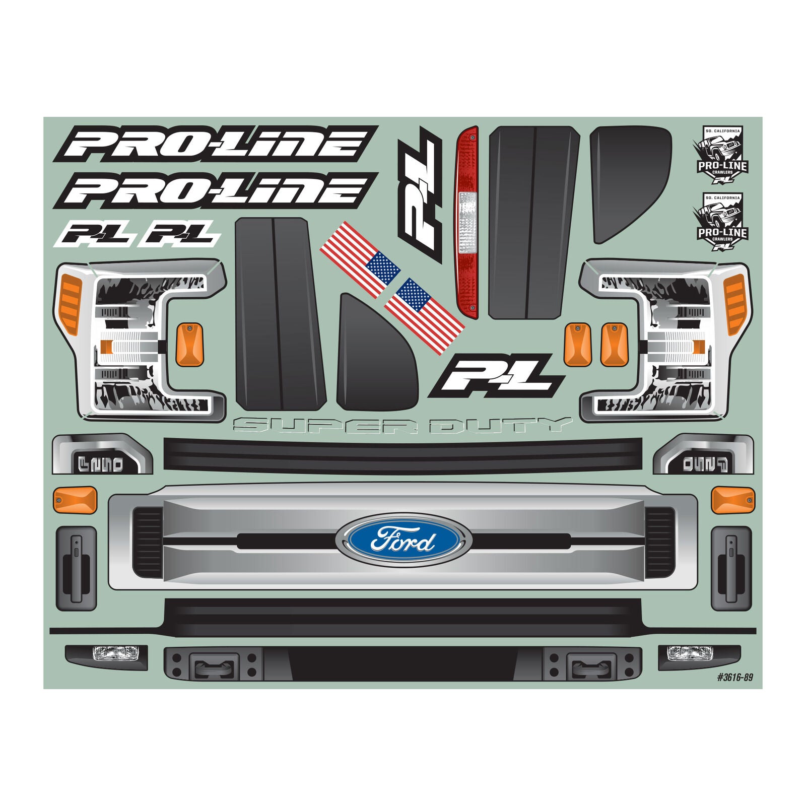 Proline Carrocería Ford F-250 Super Duty Cab SCX6 PRO361600