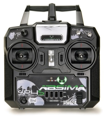 Absima Radio SR4S 4 kanavaa 2.4ghz + vastaanotin R4WP 2000022