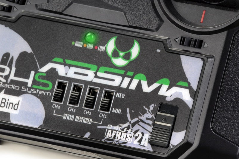 Absima Radio SR4S 4 Voies 2.4ghz + Récepteur R4WP 2000022