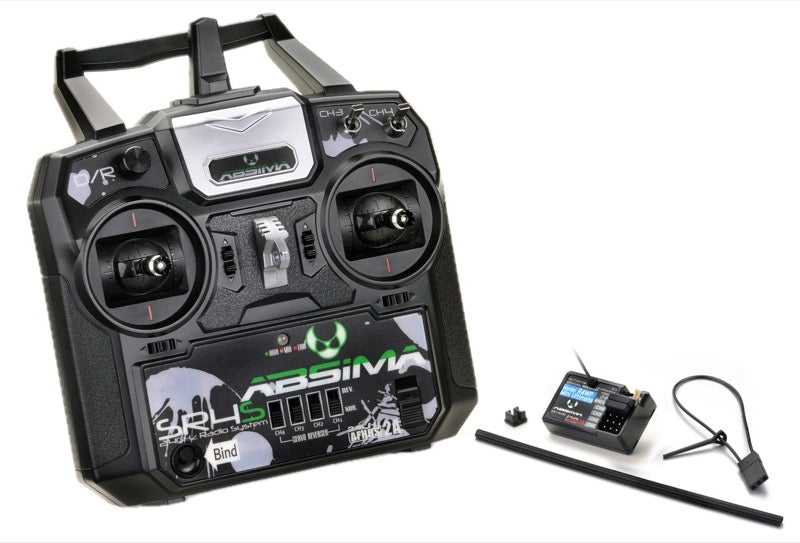 Absima Radio SR4S 4 kanavaa 2.4ghz + vastaanotin R4WP 2000022